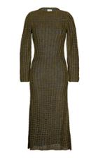 Moda Operandi Escvdo Colu Machine-knit Midi Waffle Dress