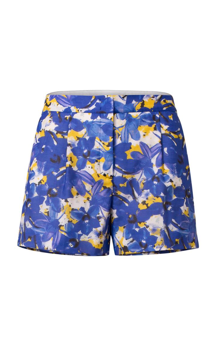 Dorothee Schumacher Caribbean Meadow Cotton Blend Shorts