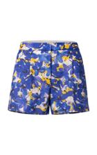 Dorothee Schumacher Caribbean Meadow Cotton Blend Shorts