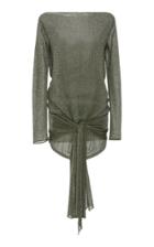 Zeynep Aray Wrap Knit Mini Dress