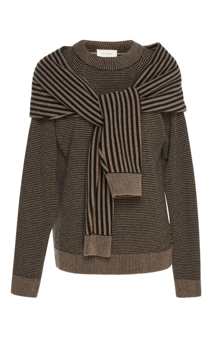 Isa Arfen Wrap Sleeves Sweater