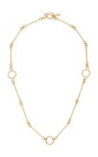Rush Jewelry Design Signature Short 18k Yellow Gold Chain