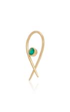 Donna Hourani Safety 18k Gold And Emerald Earring