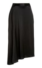 Moda Operandi Deveaux Merel Asymmetric Draped Satin Skirt