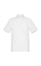Prada White Cotton-poplin Shirt With Yellow Dots