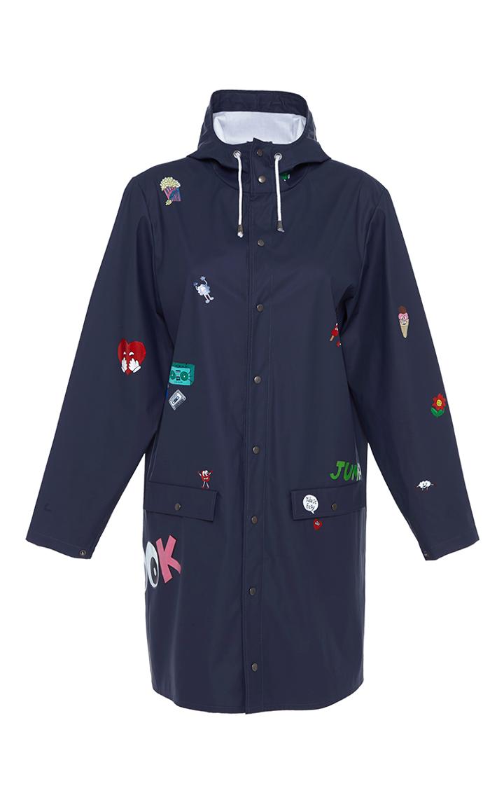 Mira Mikati Hand-painted Raincoat
