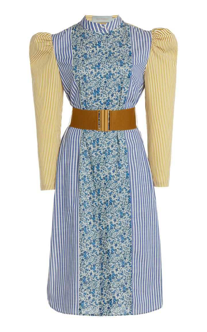 Moda Operandi Silvia Tcherassi Maude Belted Cotton Midi Dress