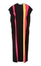 Carolina Herrera Color Block Waist Tie Dress