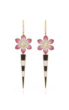 Holly Dyment Eden Pink Detachable Dagger Earrings