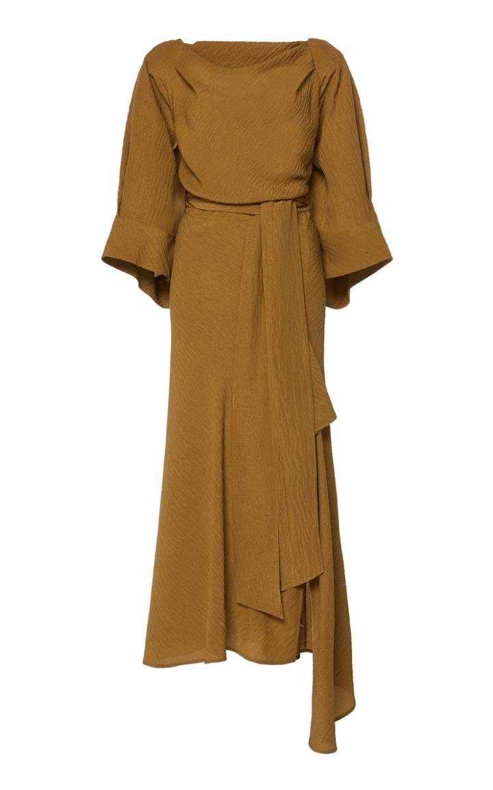 Petar Petrov Amee Open-back Silk Dress