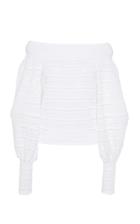 Oscar De La Renta Off-the-shoulder Top