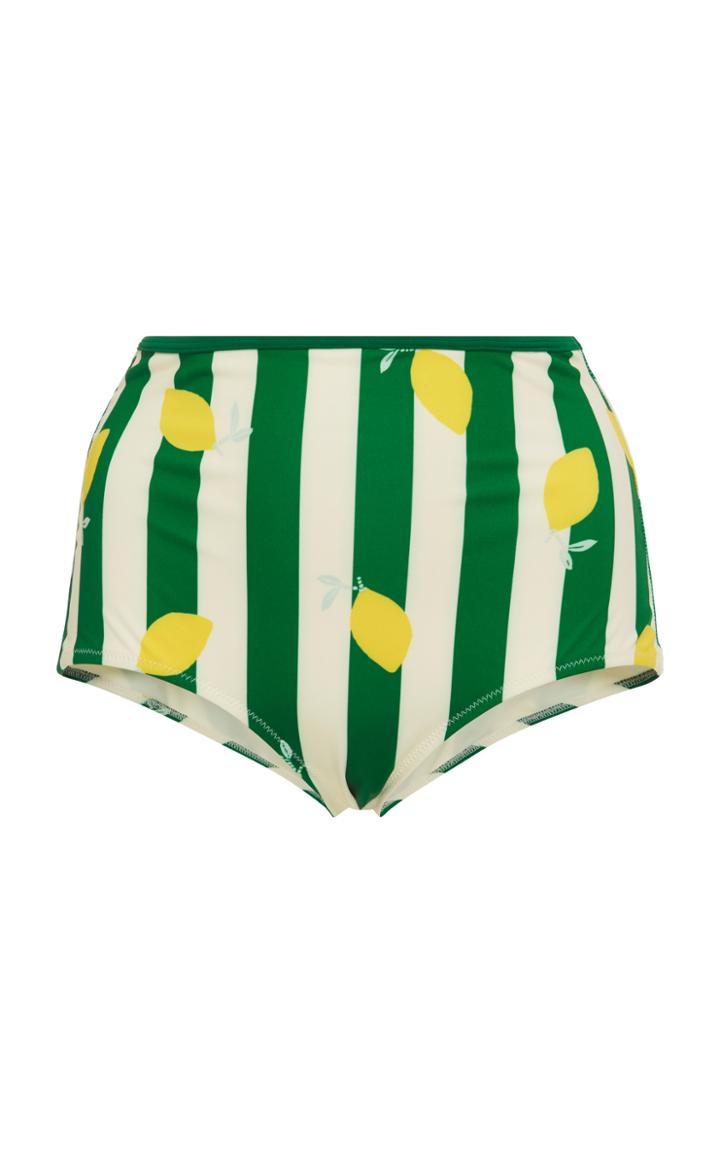 Solid & Striped Brigitte Lemons Bikini Bottom