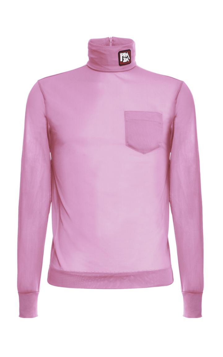 Prada Indemagliabile Shell Logo Turtleneck