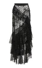 Rodarte Embroidered Floral Skirt