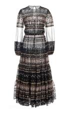Moda Operandi Ralph & Russo Shetland Tulle Gathered Tiered Midi Dress