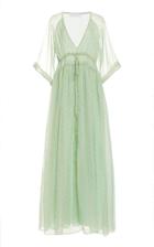 Moda Operandi Eywasouls Malibu Liliane Printed Double-layer Chiffon Dress Size: Xs/s
