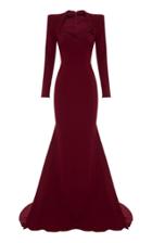 Alex Perry Ainsley Sweetheart Neck Crepe Gown