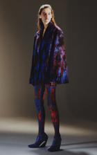 Mugler Oversized Wool Printed Blazer