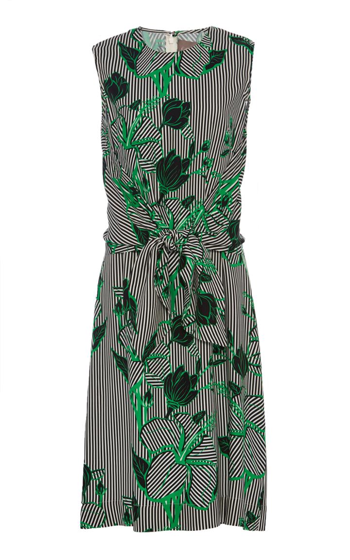 Lela Rose Front Tie Tunic Dress