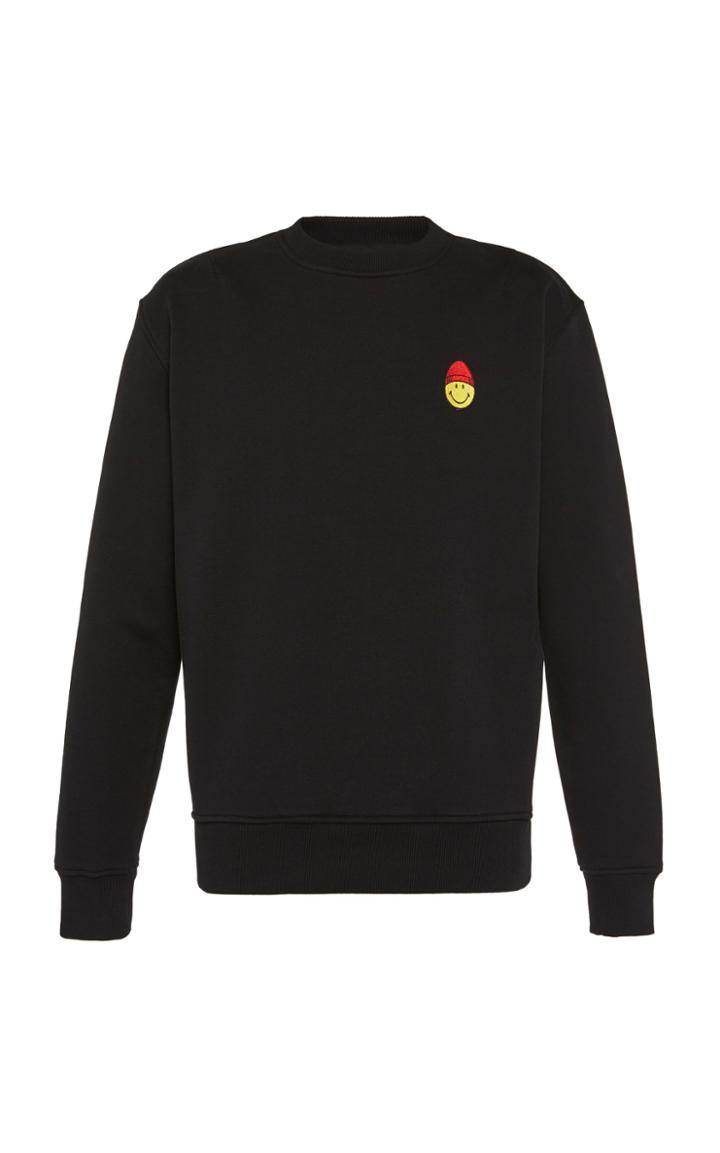 Ami Embroidered Cotton-jersey Sweatshirt