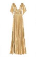 Zuhair Murad Azdorado Pliss Silk-blend Gown