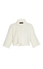 Alanui Cropped Corduroy Cotton Polo Top