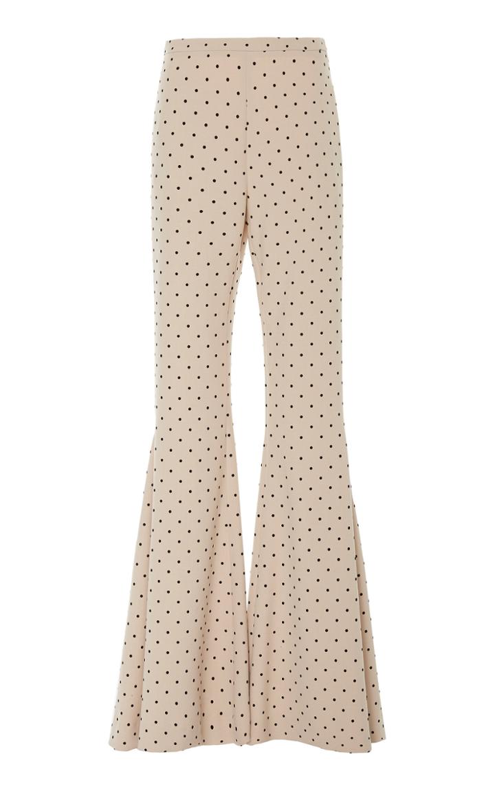 Christian Siriano Polka Dot Wide Leg Trouser