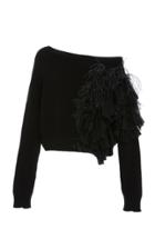 N 21 N&deg;21 Feathered Detail Pullover