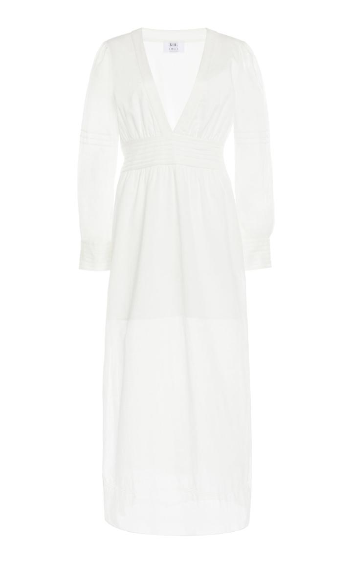 Moda Operandi Sir The Label Caprice Long Sleeve Midi Dress