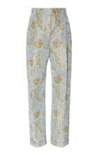 Brock Collection Omar Floral Straight Leg Pant