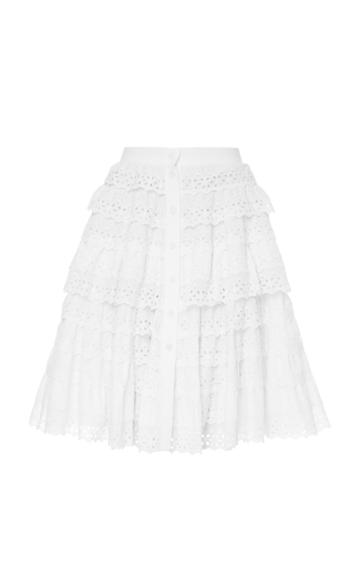 Flow The Label Tiered Eyelet Skirt