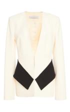Sally Lapointe Bonded Viscose Crepe Tailored Blazer