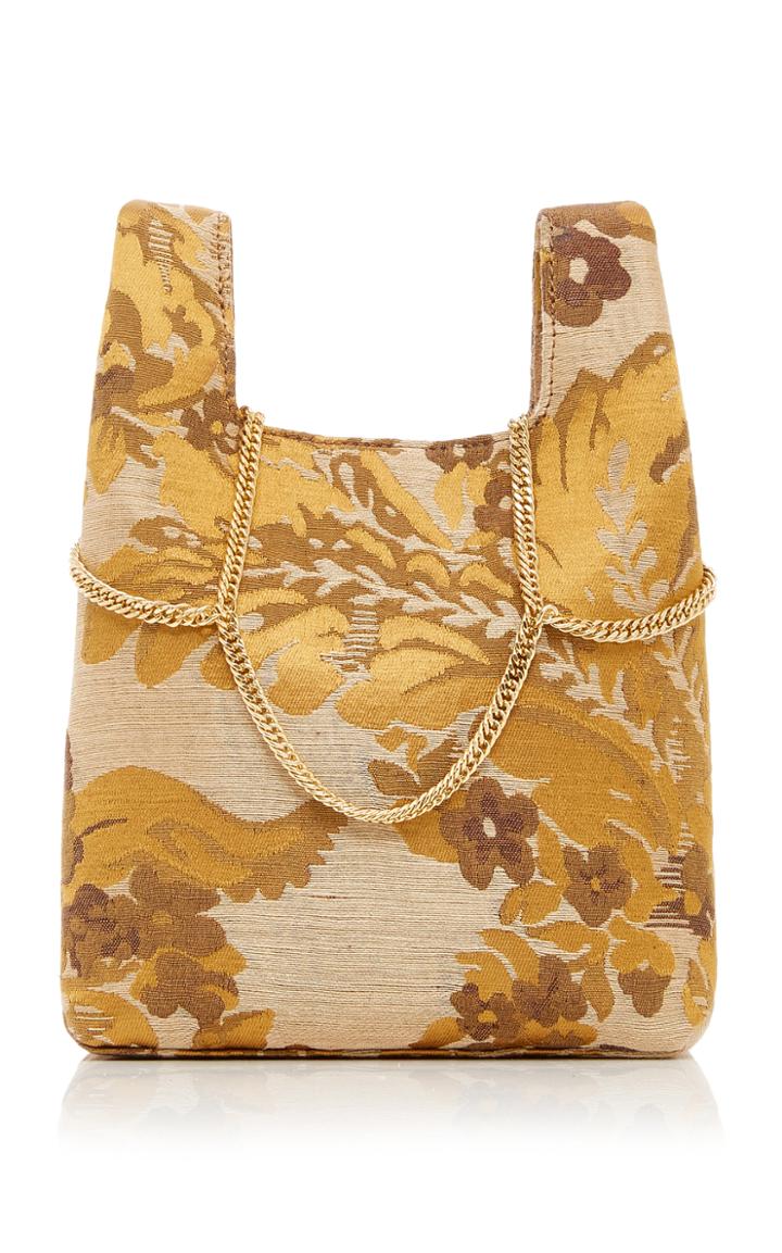 Hayward Venetian Silk Jacquard Mini Shopper With Chain