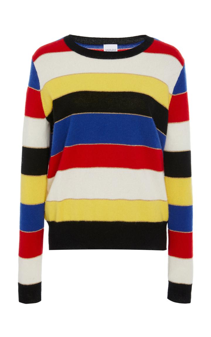Madeleine Thompson Lucca Striped Cashmere Sweater