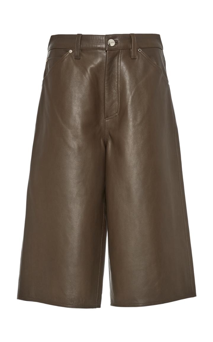 Goldsign Leather Shorts