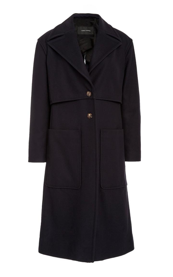 Cdric Charlier Oversized Wool-blend Coat