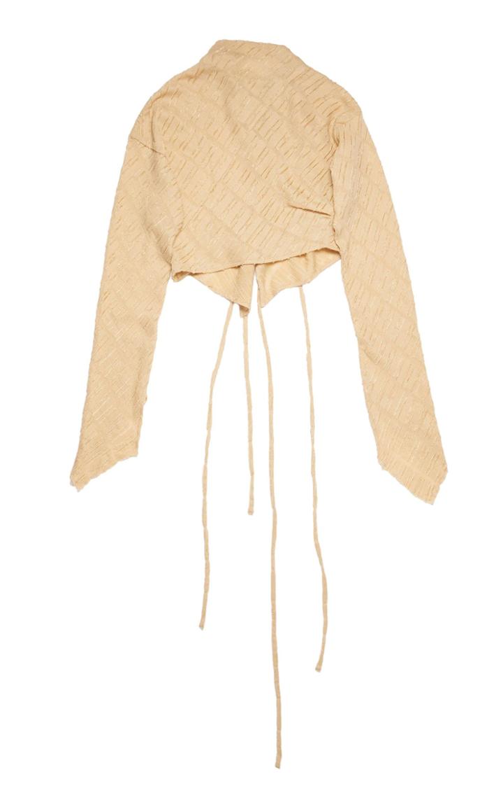 Moda Operandi Acne Studios Faille Cropped Wrap Top