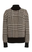 Moda Operandi Akris Plaid Cashmere-blend Turtleneck Sweater
