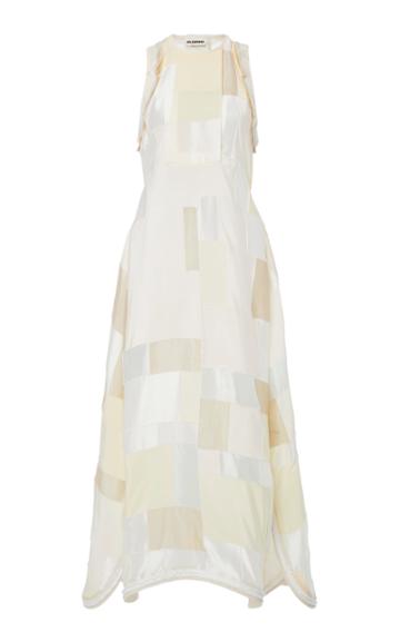 Moda Operandi Jil Sander Monterey Color-block Silk Dress Size: 32