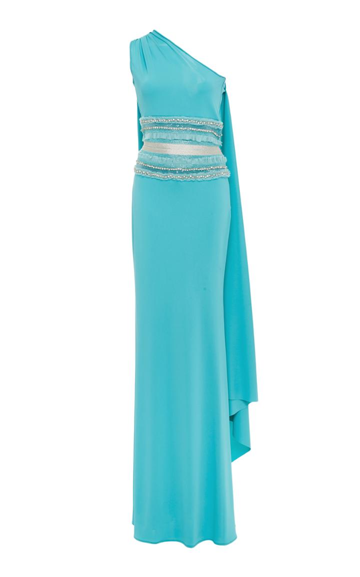 Naeem Khan One Shoulder Gown