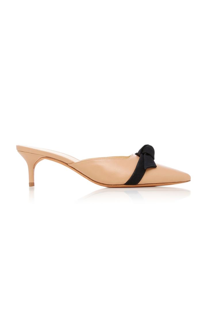 Alexandre Birman M'o Exclusive Daisy Leather Mules