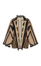 Alberta Ferretti Jacquard Graphic Print Jacket
