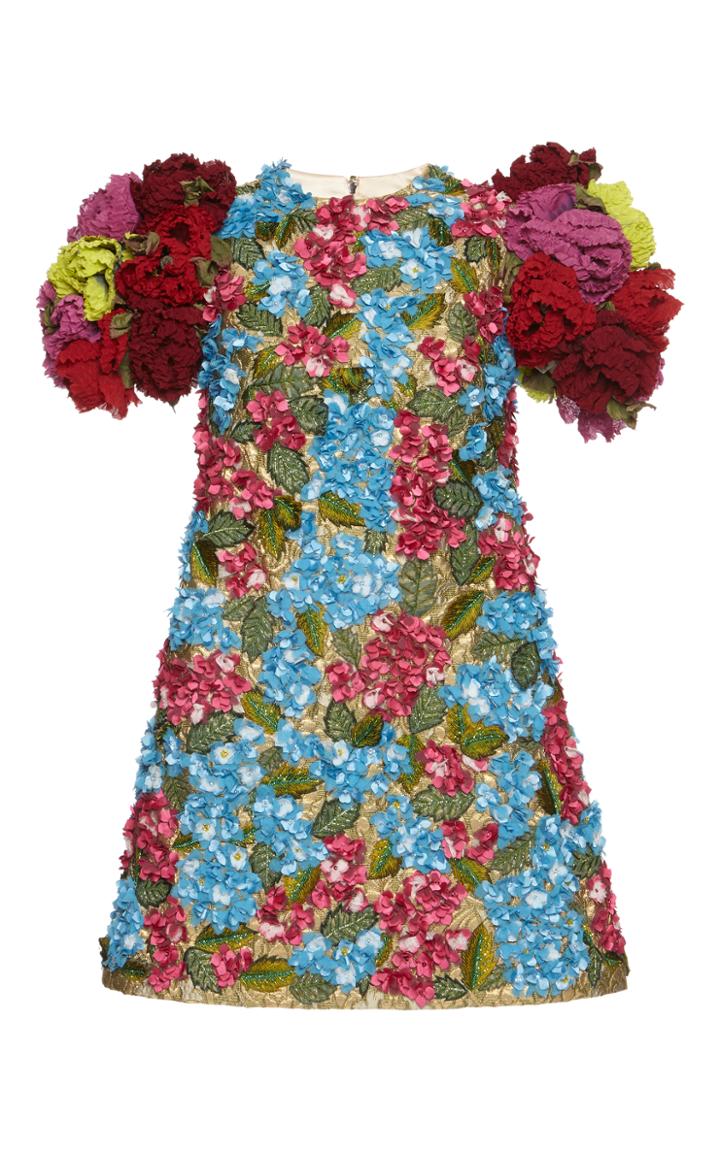 Dolce & Gabbana 3d Floral Dress