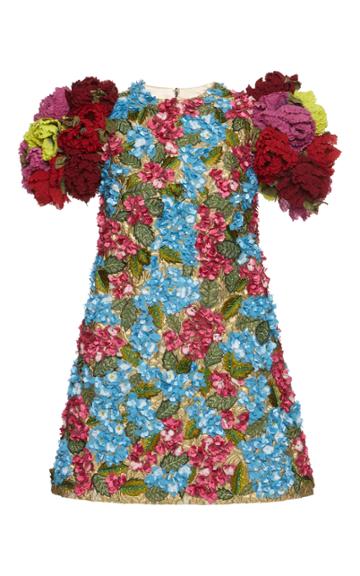 Dolce & Gabbana 3d Floral Dress