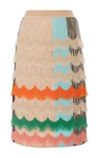 Missoni Fringed Wave Pencil Skirt