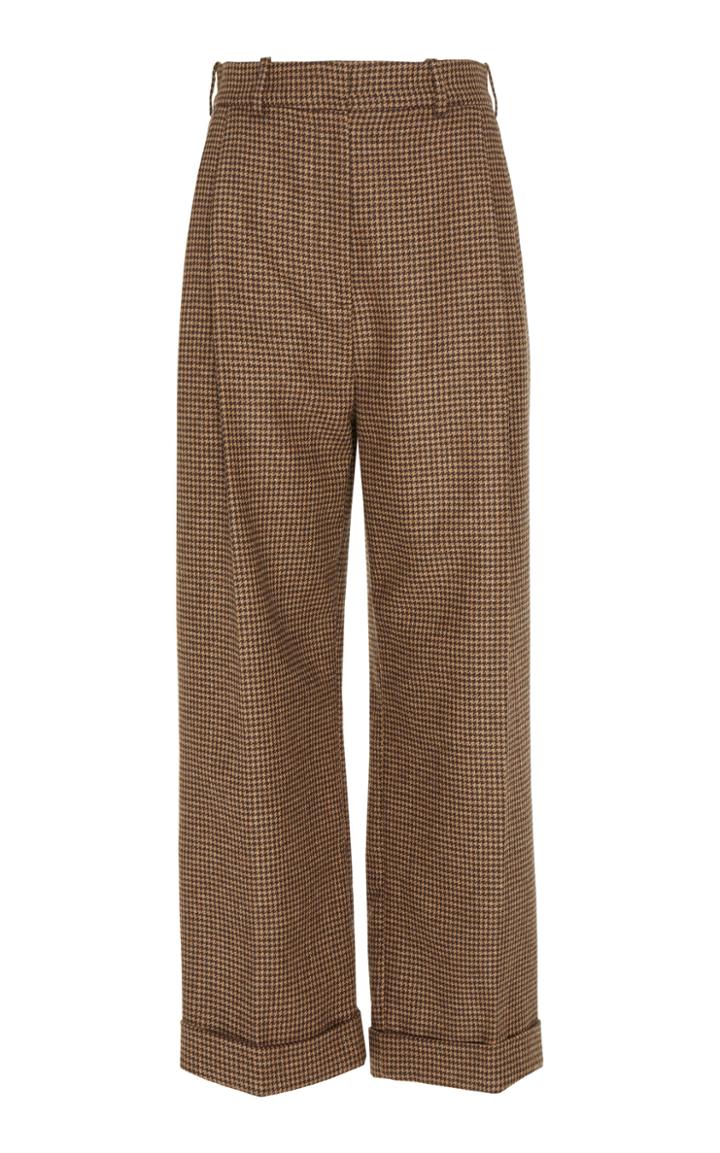 Racil Robert Mid-rise Cropped Wool Trousers