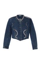 Fallon Vintage Guess Embellished Dark Denim Jacket