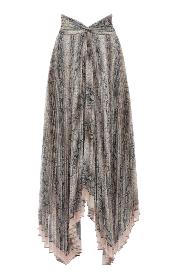 Zimmermann Corsage Pleated Maxi Skirt