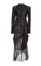 Olivier Theyskens Tilia Long-sleeve Lace Dress