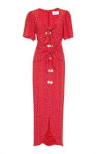Rebecca De Ravenel The Zaza Silk Midi Dress